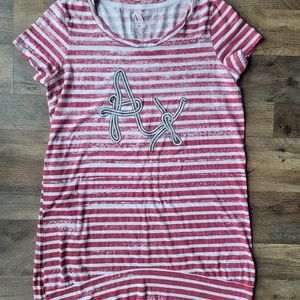 NWOT Womens Armani Exchange long shirt tunic, nautical and gorgeous